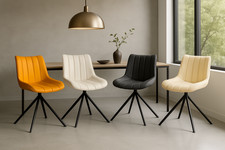 Swivel Dining Chairs Matt PU