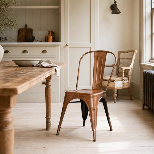 Tolix inspired metal - tolix, dining