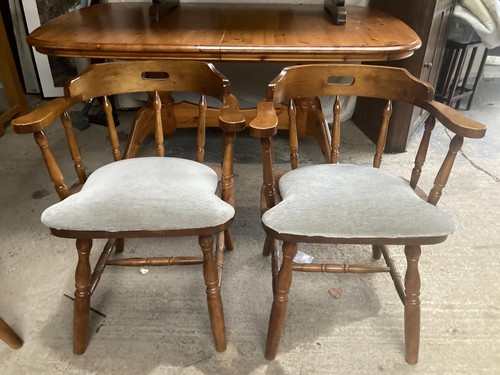 Curved carver dining chairs - dining,