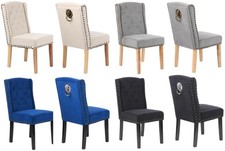 2 x Velvet Dining Chairs